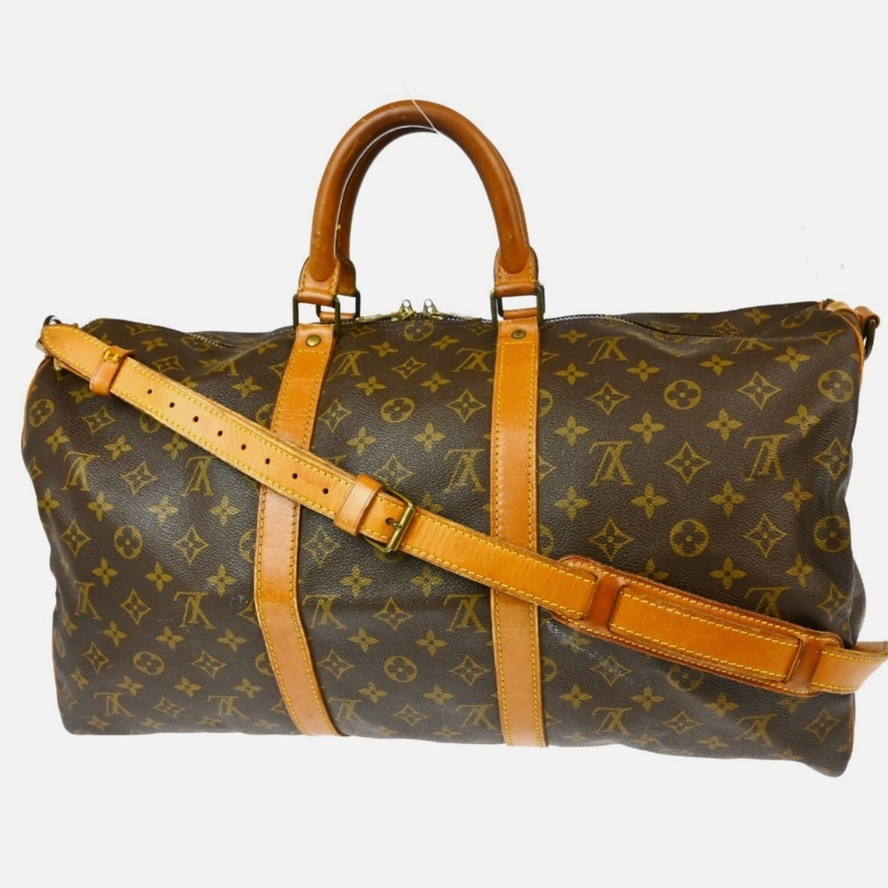 Louis Vuitton Keepall 50 Bandoulière – Monogram Canvas Travel Bag – Vintage